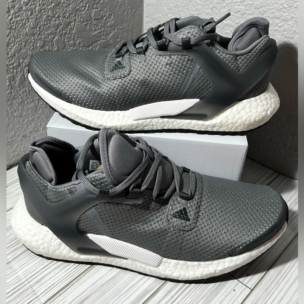 Adidas Alphatorsion Boost Gray Running Sneakers shoe Men’s size 9.5 FV6169‎